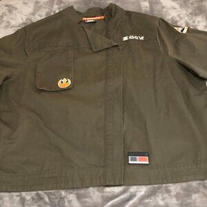 Disney Star Wars Galaxy’s Edge Resistance Logo Jacket – Green, Size 2XL